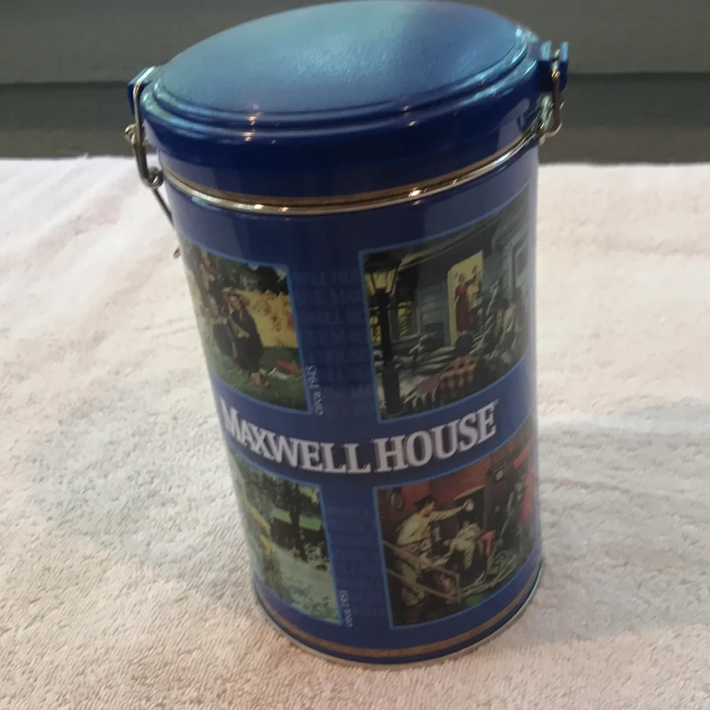 Maxwell House Coffee Canister Tin